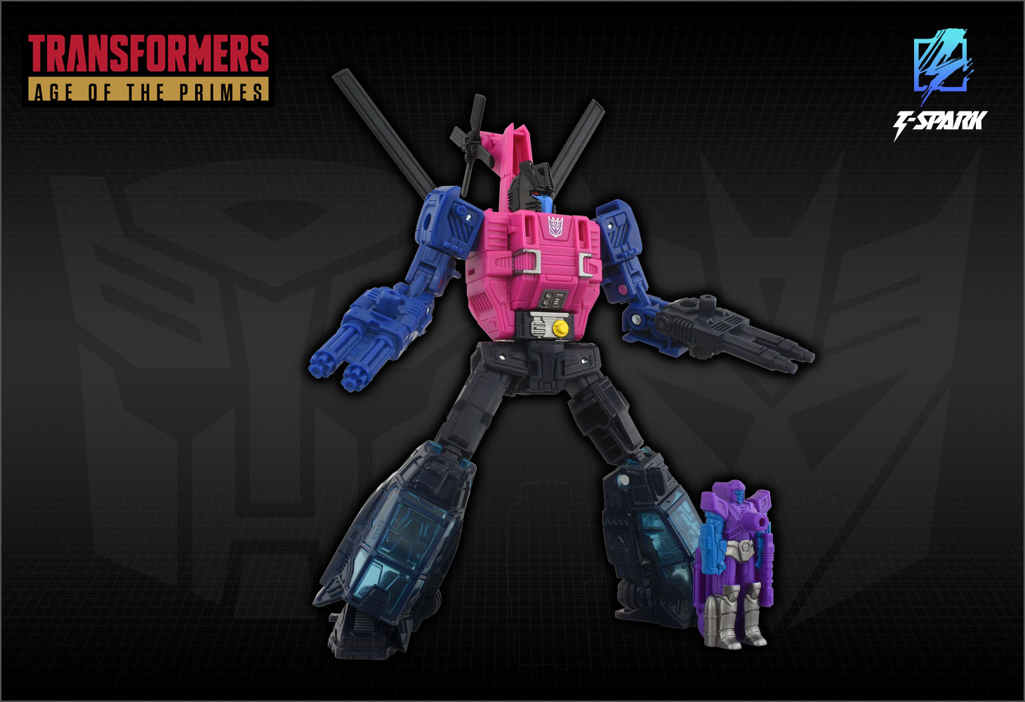 【国内：タカラトミーモール/T-SPARK ZONE限定】AOTP-EX スピニスター VS オートボットトップスピン