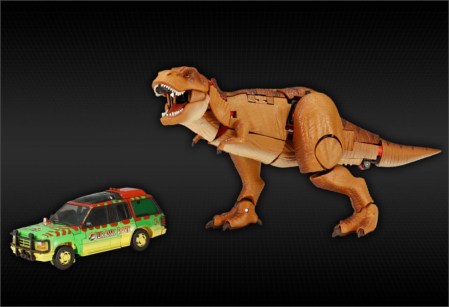 トランスフォーマー　ジュラシックパーク　コラボ タカラトミーモール限定 JURASSIC PARK × TRANSFORMERS