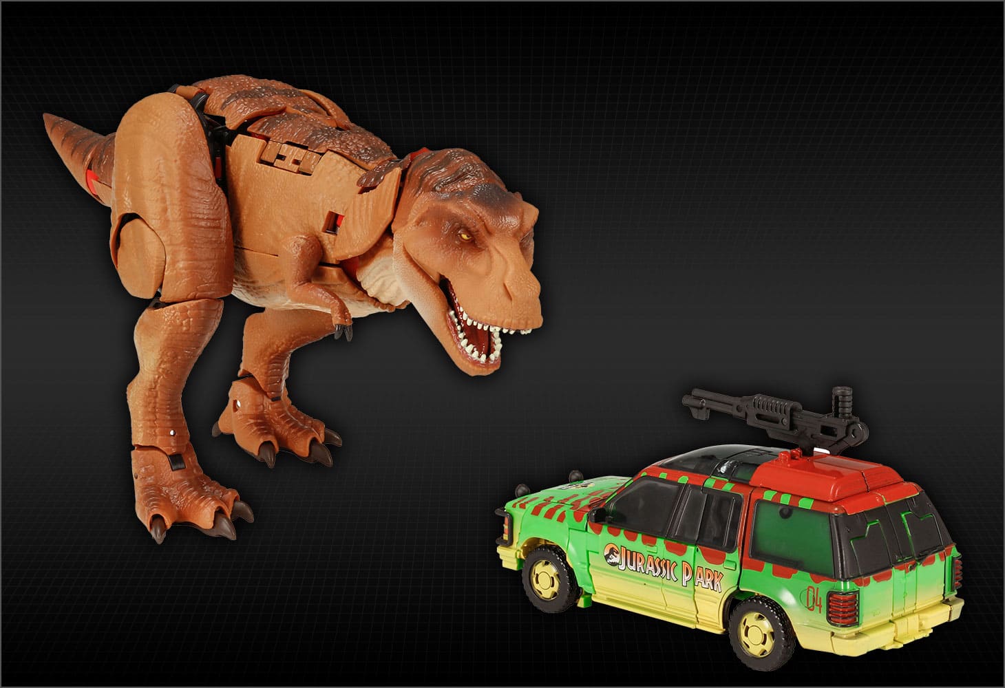 タカラトミーモール限定 JURASSIC PARK × TRANSFORMERS ジュラシック・パーク 2パック